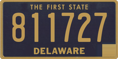DE license plate 811727