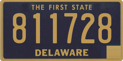 DE license plate 811728