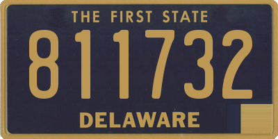 DE license plate 811732