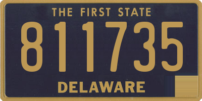 DE license plate 811735