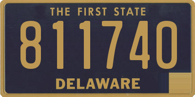 DE license plate 811740