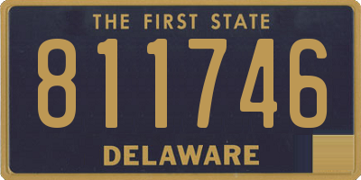 DE license plate 811746