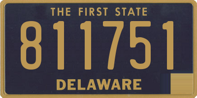 DE license plate 811751