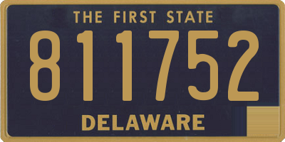 DE license plate 811752