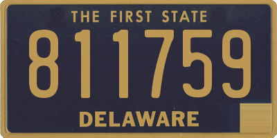 DE license plate 811759