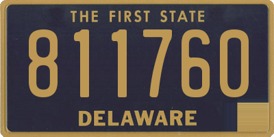 DE license plate 811760