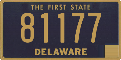 DE license plate 81177