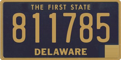 DE license plate 811785