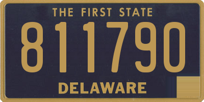 DE license plate 811790
