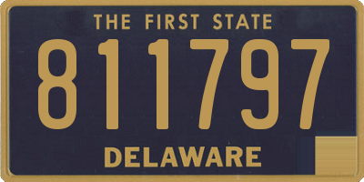 DE license plate 811797