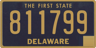DE license plate 811799