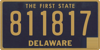 DE license plate 811817