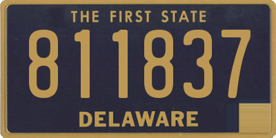 DE license plate 811837