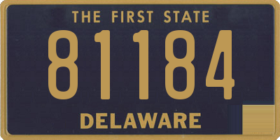 DE license plate 81184