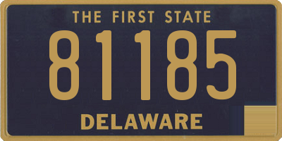 DE license plate 81185