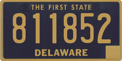 DE license plate 811852