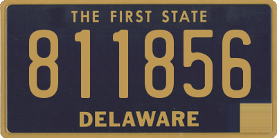 DE license plate 811856