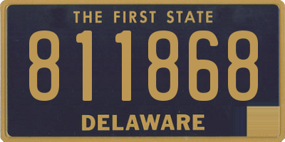 DE license plate 811868