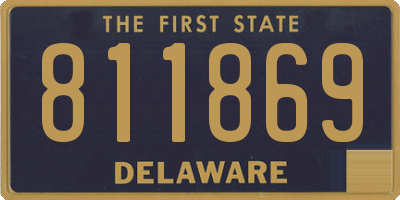 DE license plate 811869