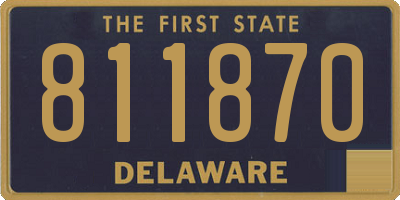 DE license plate 811870