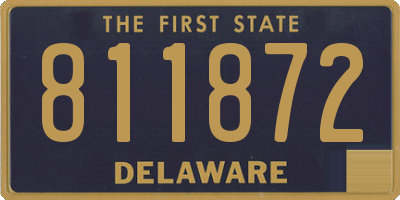 DE license plate 811872