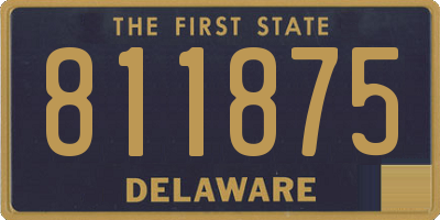DE license plate 811875