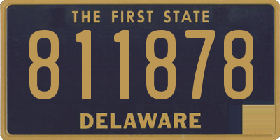 DE license plate 811878