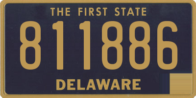 DE license plate 811886