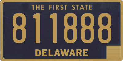 DE license plate 811888
