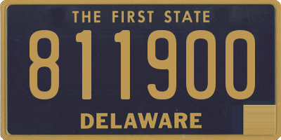 DE license plate 811900