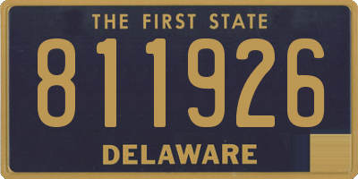 DE license plate 811926