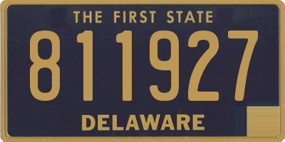 DE license plate 811927
