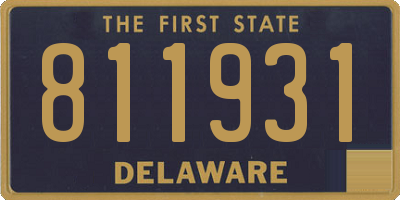 DE license plate 811931