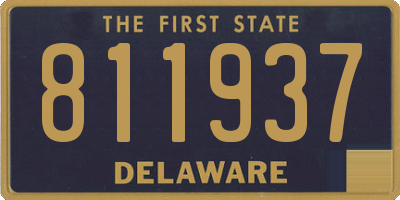 DE license plate 811937