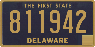 DE license plate 811942