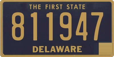 DE license plate 811947