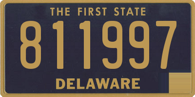 DE license plate 811997