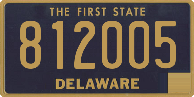 DE license plate 812005