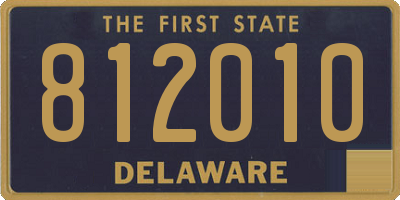 DE license plate 812010