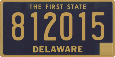 DE license plate 812015