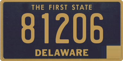 DE license plate 81206