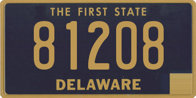 DE license plate 81208