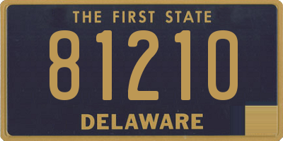 DE license plate 81210