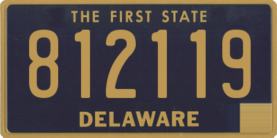 DE license plate 812119