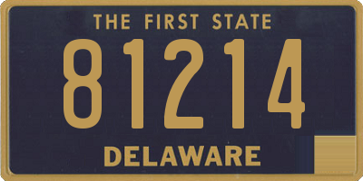 DE license plate 81214