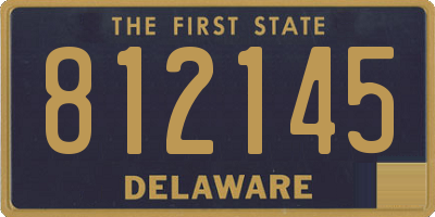 DE license plate 812145