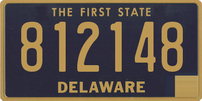 DE license plate 812148