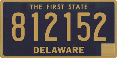 DE license plate 812152