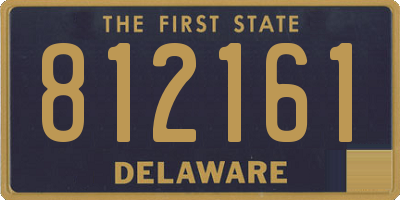 DE license plate 812161