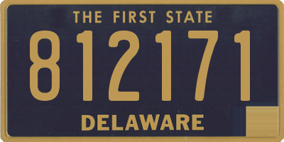 DE license plate 812171